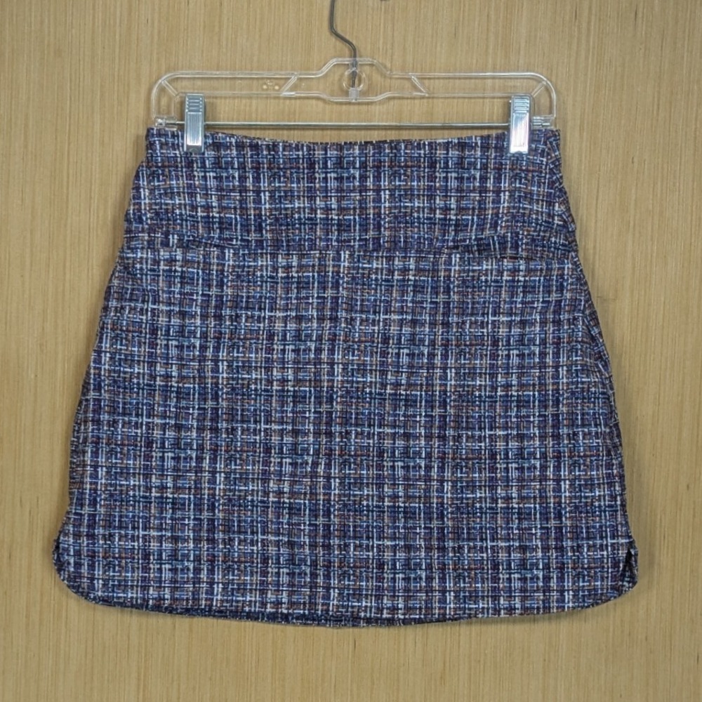 Walter Hagen Performance Plaid Skirt Skort Women's Medium Golf Tennis Prep
